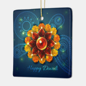 Happy Diwali Keramik Ornament (Links)