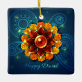 Happy Diwali Keramik Ornament (Vorderseite)