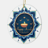 Happy Diwali Keramik Ornament (Links)