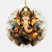 Happy Diwali Keramik Ornament (Hinten)