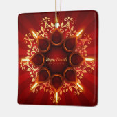 Happy Diwali Keramik Ornament (Links)