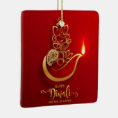 Happy Diwali Keramikornament (Rechts)
