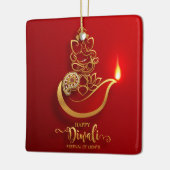 Happy Diwali Keramikornament (Links)