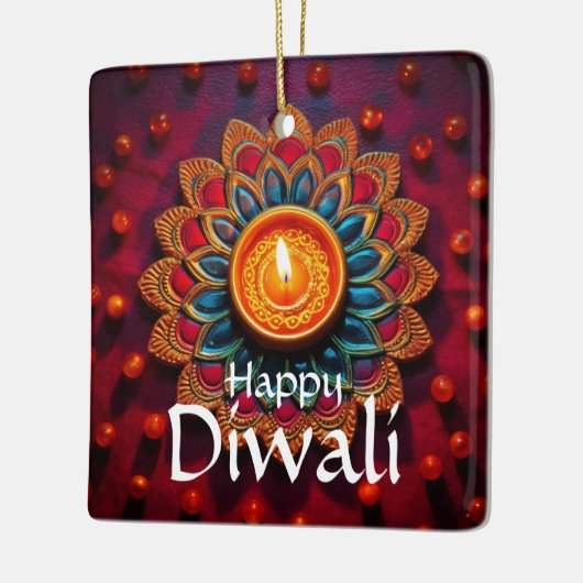 Happy Diwali Keramikornament (Links)