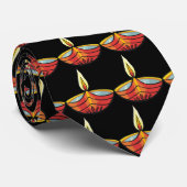 Happy Diwali Krawatte Deepas (Gerollt)