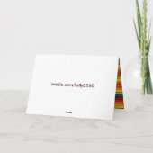 HAPPY DIWALI LAMP KARTE (Rückseite)