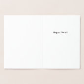 Happy Diwali Large Mandala - Foil Card Folienkarte (Innenseite)