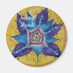 Happy Diwali mandala Magnet