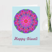 Happy Diwali mit eigenem Mantra-Text Karte (Vorderseite)