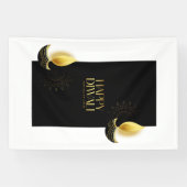 Happy Diwali mit Rangoli und Diya Banner (Horizontal)