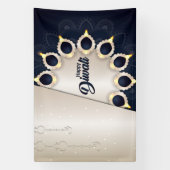 Happy Diwali mit Rangoli und Diya Banner (Vertikal)