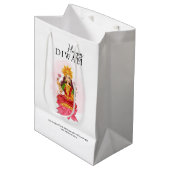 Happy Diwali Mittlere Geschenktüte (Vorderseite Schrägansicht)