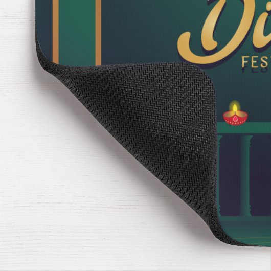 Happy Diwali Mousepad (Ecke)