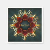 Happy Diwali Napkins Serviette (Vorderseite)