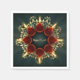 Happy Diwali Napkins Serviette