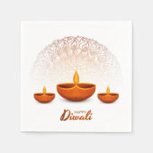 Happy Diwali Napkins Serviette (Vorderseite)
