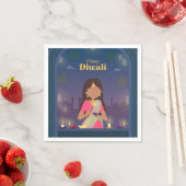 Happy Diwali Napkins Serviette (Beispiel)