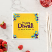 Happy Diwali Napkins Serviette (Beispiel)
