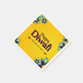 Happy Diwali Napkins Serviette (Ecke)
