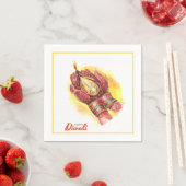 Happy Diwali Napkins Serviette (Beispiel)