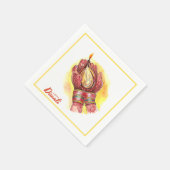 Happy Diwali Napkins Serviette (Ecke)