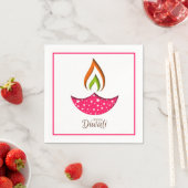 Happy Diwali Napkins Serviette (Beispiel)