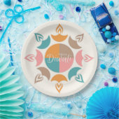 Happy Diwali Paper Plate Pappteller (Party)