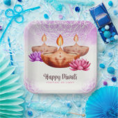 Happy Diwali Paper Plate Pappteller (Party)