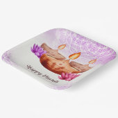 Happy Diwali Paper Plate Pappteller (Gewinkelt)