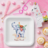 Happy Diwali Paper Plate Pappteller (Party)