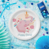 Happy Diwali Paper Plate Pappteller (Party)
