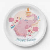 Happy Diwali Paper Plate Pappteller (Vorderseite)