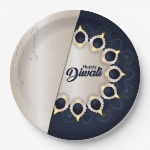 Happy Diwali Paper Plate Pappteller