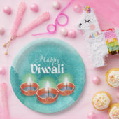 Happy Diwali Paper Plate Pappteller (Party)