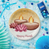 Happy Diwali Paper Plate Pappteller (Party)