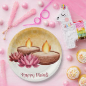 Happy Diwali Paper Plate Pappteller (Party)