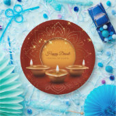 Happy Diwali Paper Plate Pappteller (Party)