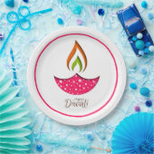 Happy Diwali Paper Plate Pappteller (Party)
