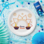 Happy Diwali Paper Plate Pappteller (Party)
