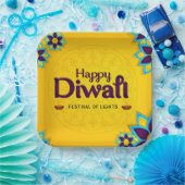 Happy Diwali Paper Plate Pappteller (Party)