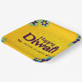 Happy Diwali Paper Plate Pappteller (Gewinkelt)