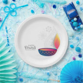 Happy Diwali Paper Plate Pappteller (Party)