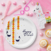 Happy Diwali Paper Plate Pappteller (Party)