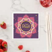 Happy Diwali Paper Plate Serviette (Beispiel)