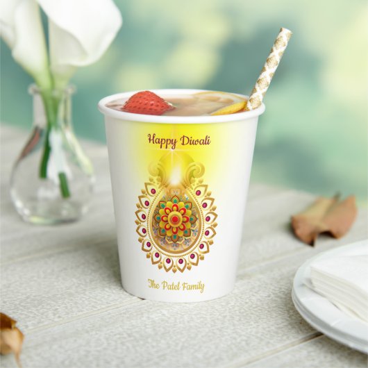 Happy Diwali Pappbecher (In Situ)