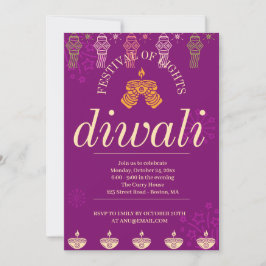 Happy Diwali Party Einladung