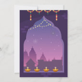 Happy Diwali Party Einladung (Rückseite)