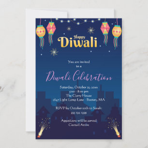 Happy Diwali Party Einladung