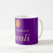 HAPPY DIWALI PARTY KAFFEETASSE (VorderseiteRechts)