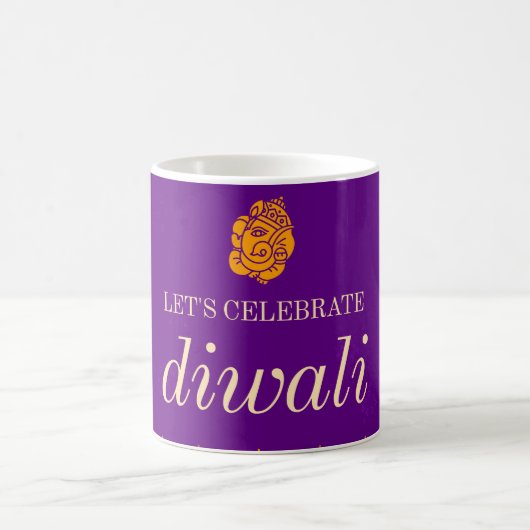 HAPPY DIWALI PARTY KAFFEETASSE (Mittel)